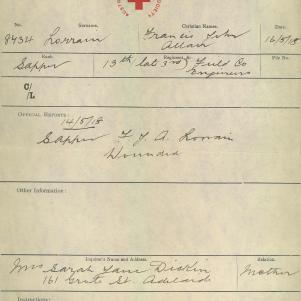 Soldier packet page
