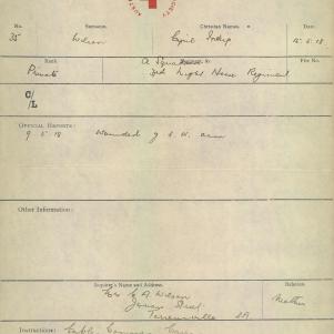 Soldier packet page