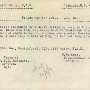 Soldier packet page