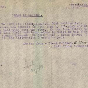 Soldier packet page