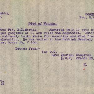 Soldier packet page