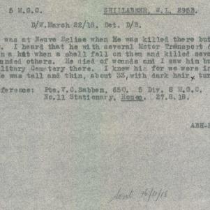 Soldier packet page