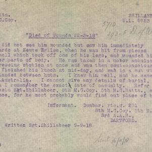 Soldier packet page