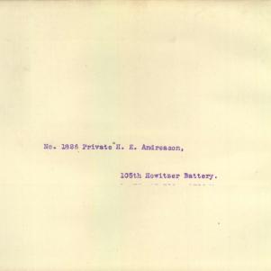 Soldier packet page