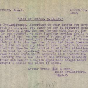 Soldier packet page
