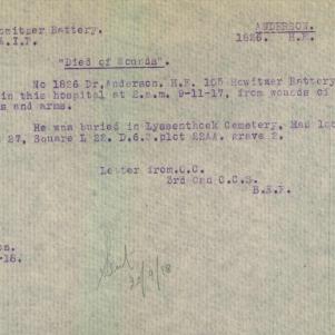 Soldier packet page