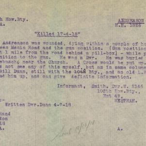 Soldier packet page