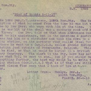 Soldier packet page