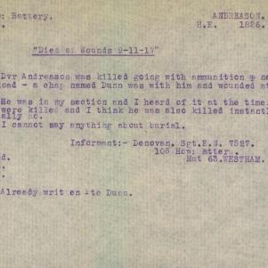 Soldier packet page