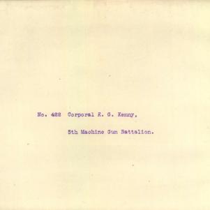 Soldier packet page