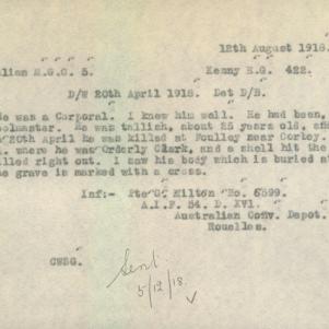 Soldier packet page