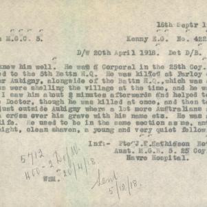 Soldier packet page