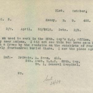 Soldier packet page