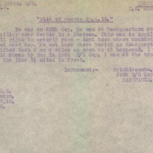 Soldier packet page