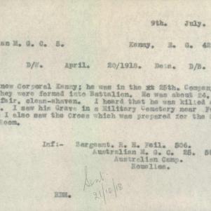 Soldier packet page