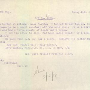 Soldier packet page
