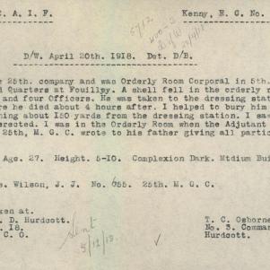Soldier packet page