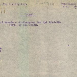Soldier packet page