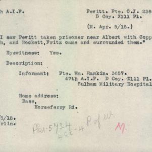 Soldier packet page