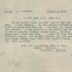 Soldier packet page