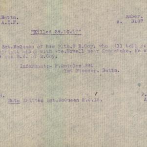 Soldier packet page