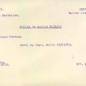 Soldier packet page