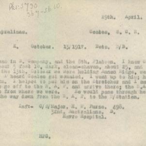 Soldier packet page
