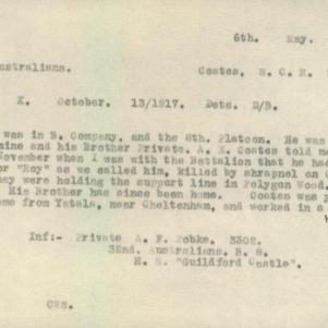 Soldier packet page