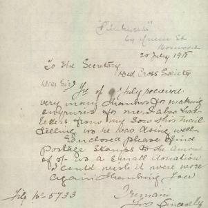 Soldier packet page