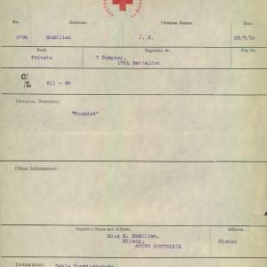 Soldier packet page
