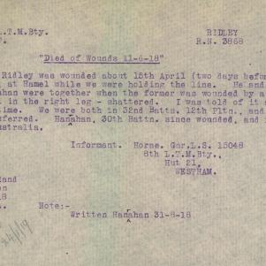 Soldier packet page