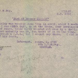 Soldier packet page