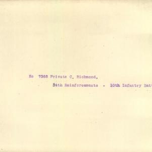 Soldier packet page