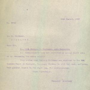 Soldier packet page