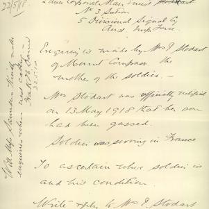 Soldier packet page