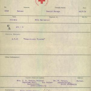 Soldier packet page
