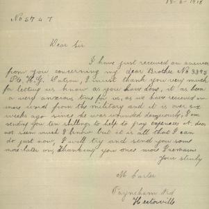 Soldier packet page