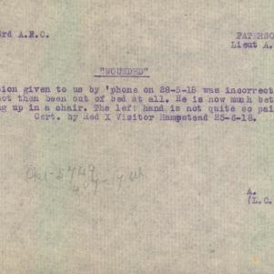 Soldier packet page