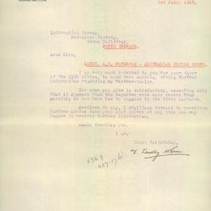 Soldier packet page