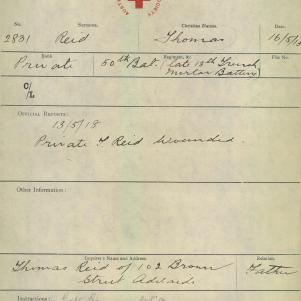 Soldier packet page