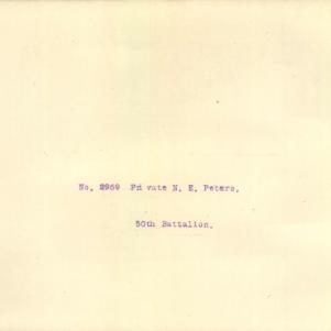 Soldier packet page