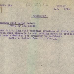 Soldier packet page