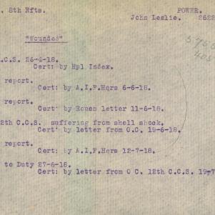 Soldier packet page
