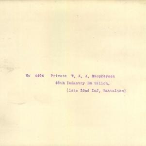 Soldier packet page