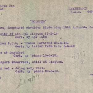 Soldier packet page