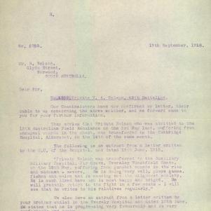 Soldier packet page