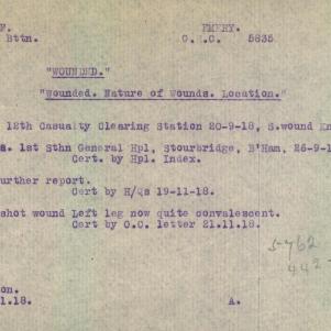 Soldier packet page