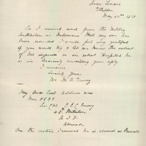 Soldier packet page