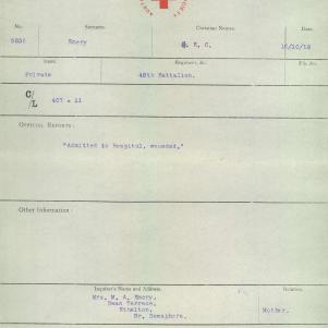 Soldier packet page