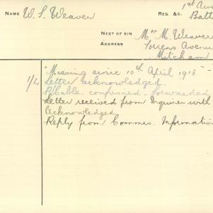 Soldier packet page